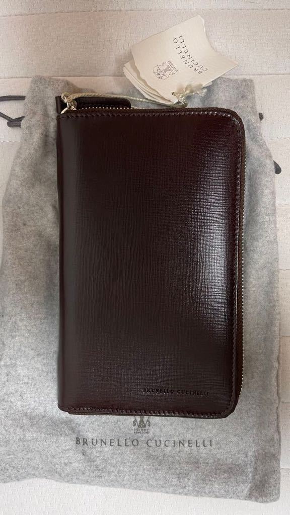 できます】 【未使用】ブルネロクチネリ 財布(パスポートケース) ケース