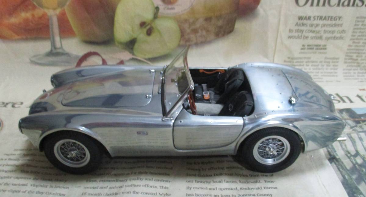 * очень редкий распроданный *EXOTO*1/18*1962 Shelby Cobra 260 - The First Car aluminium * первое поколение Cobra 