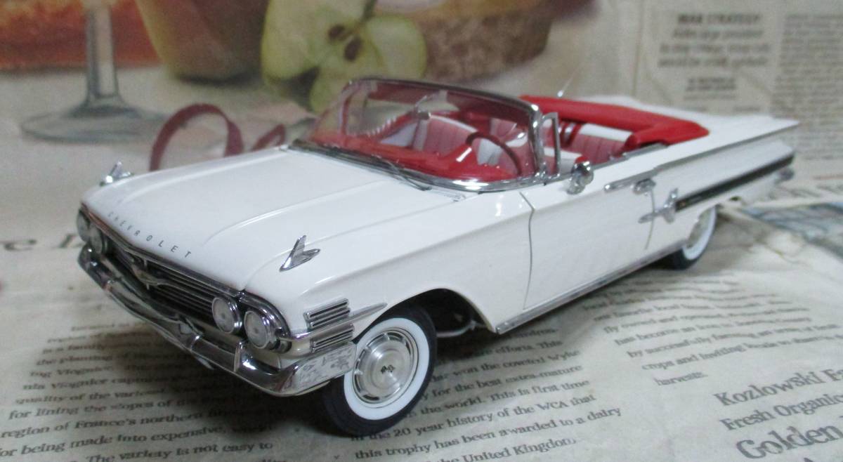 ☆激レア絶版*ダンバリーミント*1/24*1960 Chevrolet Impala Convertible ホワイト