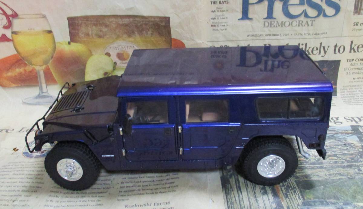 * out of print *EXOTO*1/18*1995 Hummer Civilian - Standox Versionkata Roo nya Splash *Humvee