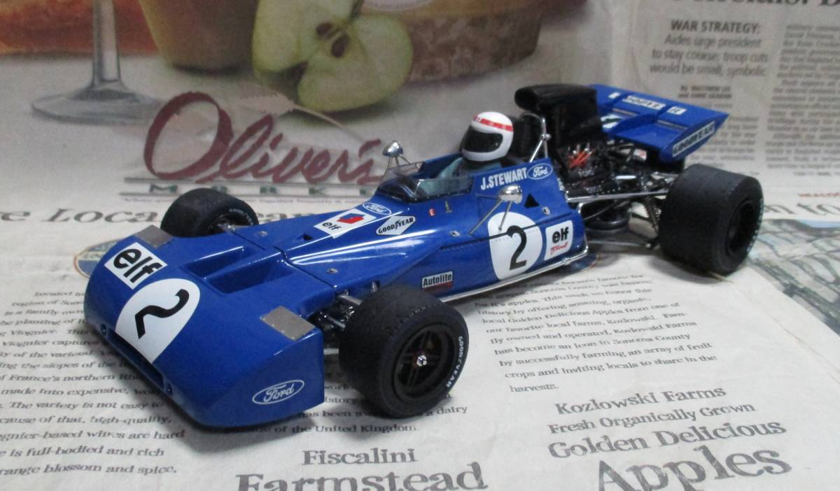 新着 ☆激レア絶版*EXOTO*1/18*1971 Tyrrell Ford 003 #2 1971 German