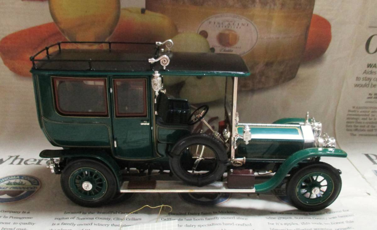 ★激レア絶版*フランクリンミント*1/24*1907 Rolls-Royce Silver Ghost Touring Sedan グリーン_画像6