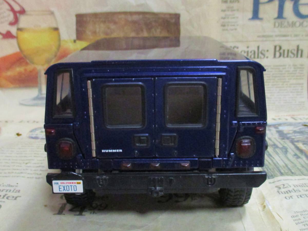 * out of print *EXOTO*1/18*1995 Hummer Civilian - Standox Versionkata Roo nya Splash *Humvee