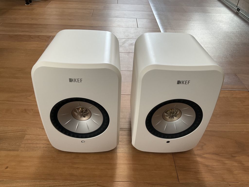 Yahoo!オークション - ☆中古☆KEF LSX II MIN WHITE ＜ワイヤ...