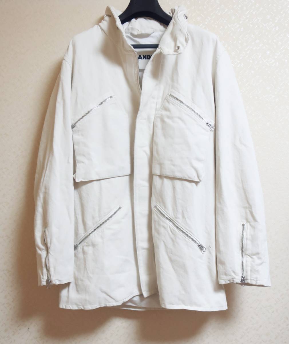 ジルサンダー JIL SANDER ジップコットンジャケット サイズ46 未使用品 ルークメイヤー 定価27万円