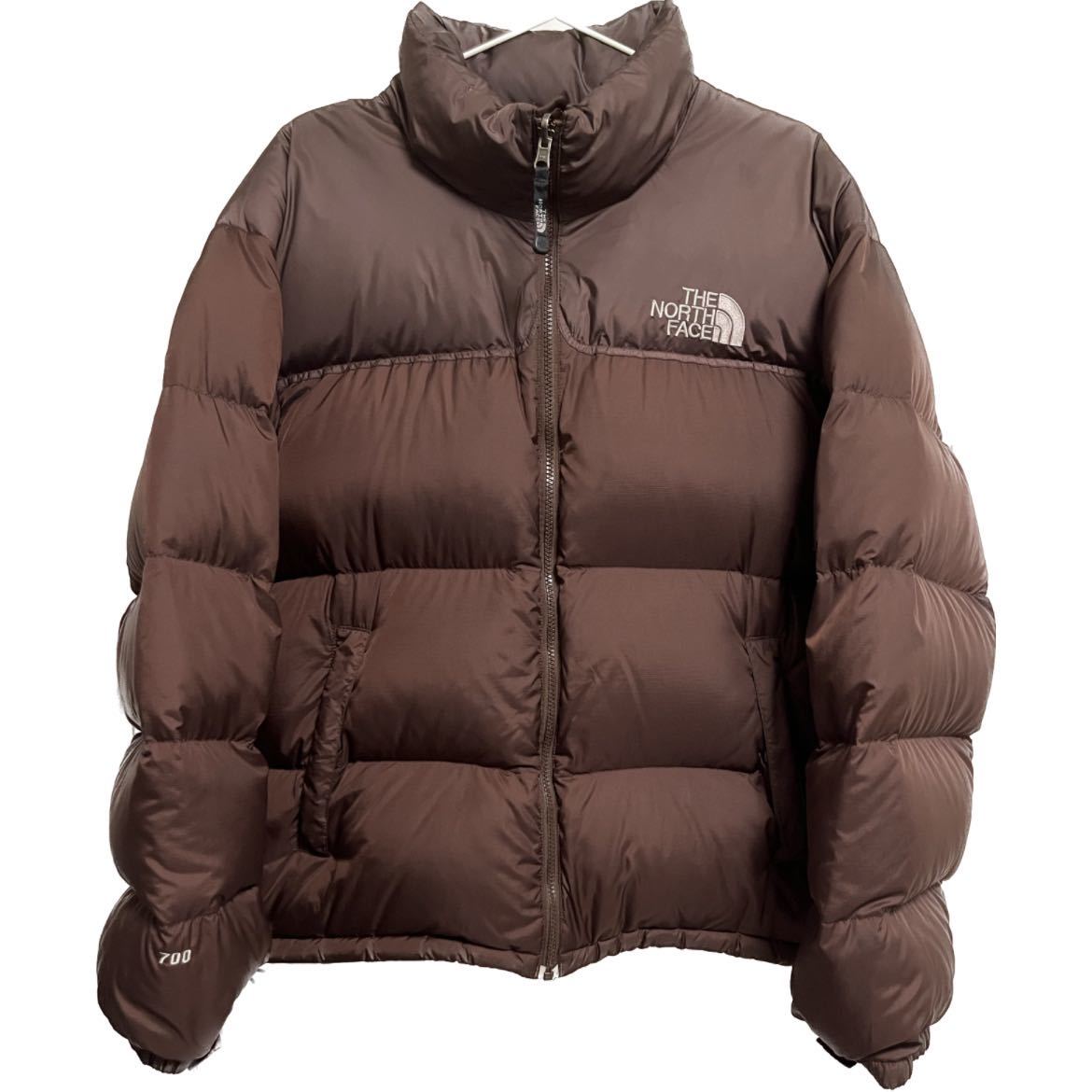 THE NORTH FACE Nuptse JACKET 700FILLセンターロゴ ヌプシ ブラウン ダウンジャケット ノースフェイスヌプシダウン ND01586 アウトドア、キャンプ、登山 アウター
