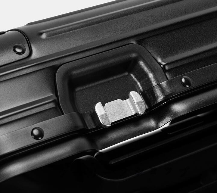 【ケーリーフショップ】アルミスーツケース 20インチ ブラック 機内持ち込み 小型 アルミトランク 旅行用品 TSAロック キャリーケース キャ_画像5