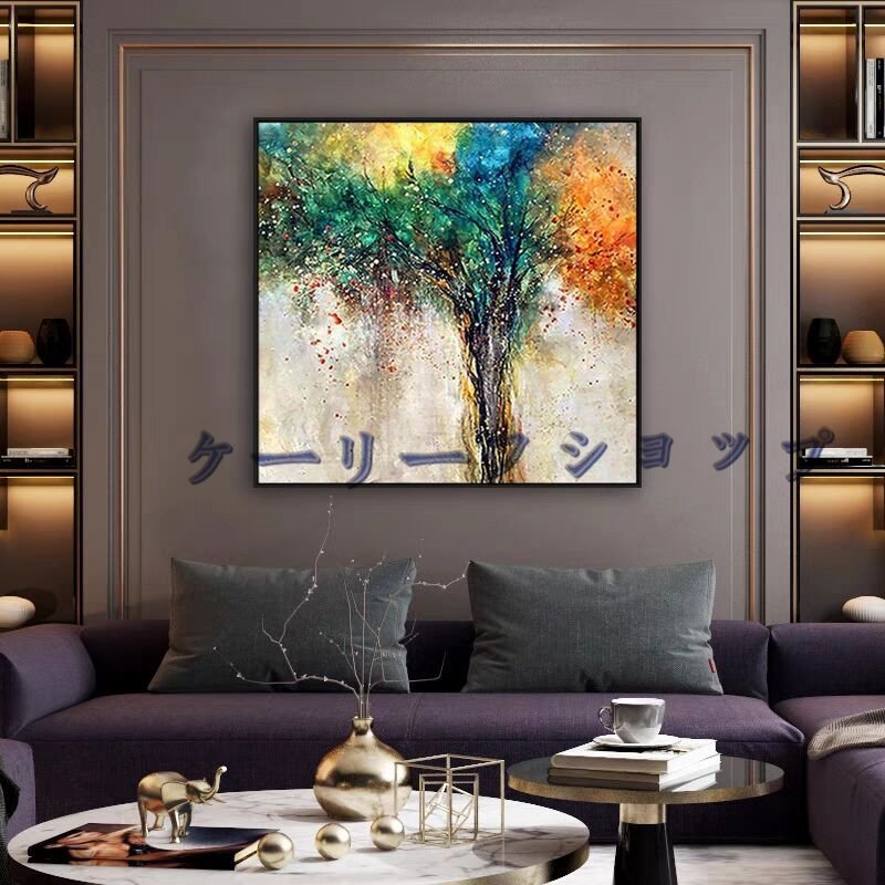 ケーリーフショップ】純粋な手描きの絵画 応接間掛画 玄関飾り 廊下壁画-