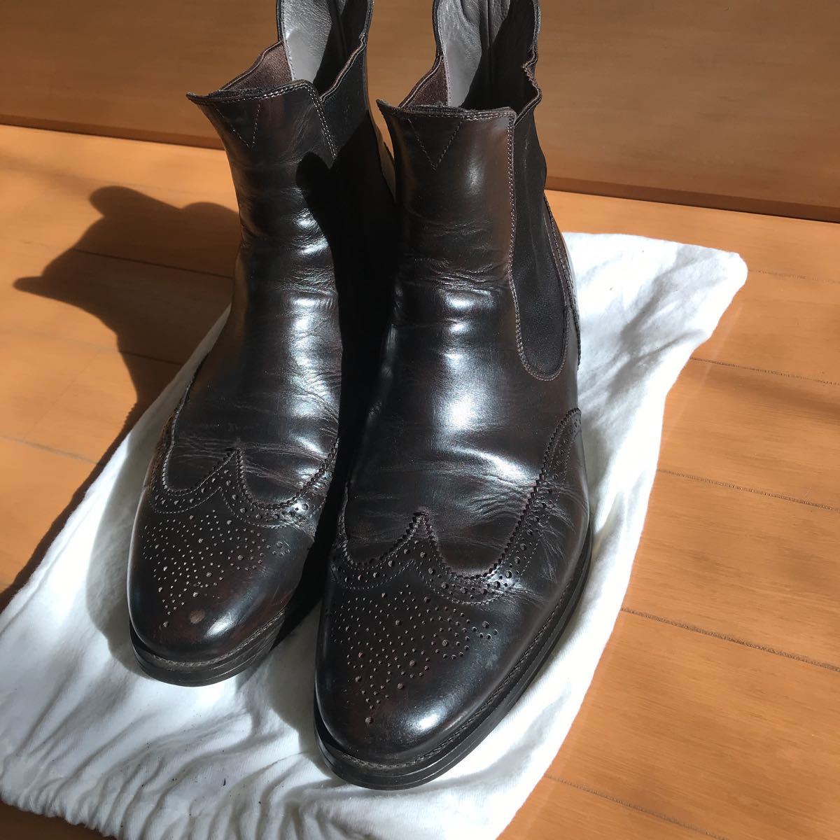 休日限定 サントーニ-Santoni 革靴(サイドゴアブーツ) 靴 - www