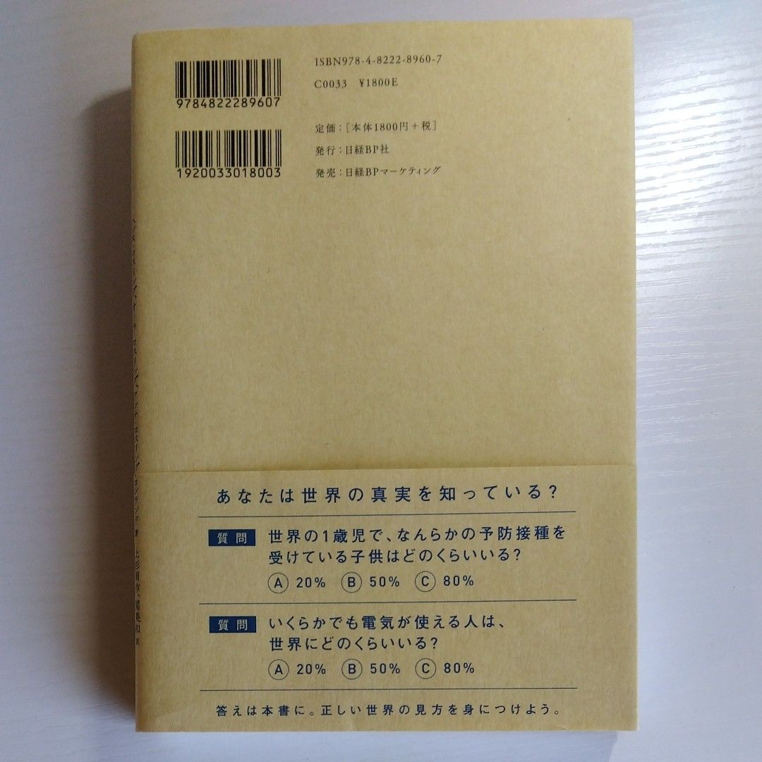 ＦＡＣＴＦＵＬＮＥＳＳ　１０の思い込みを乗り越え、データを基に世界を正しく見る習慣 ハンス・ロスリング　オーラ・ロスリング／著　