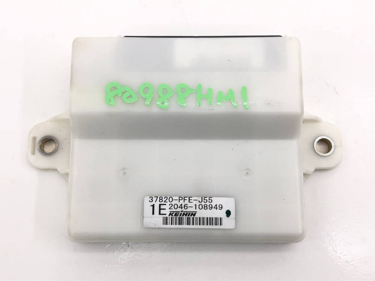 _b80988 ホンダ バモス M LA-HM1 エンジンコンピューター メイン ECU コントロール E07Z 37820-PFE-J55 HM2_画像1