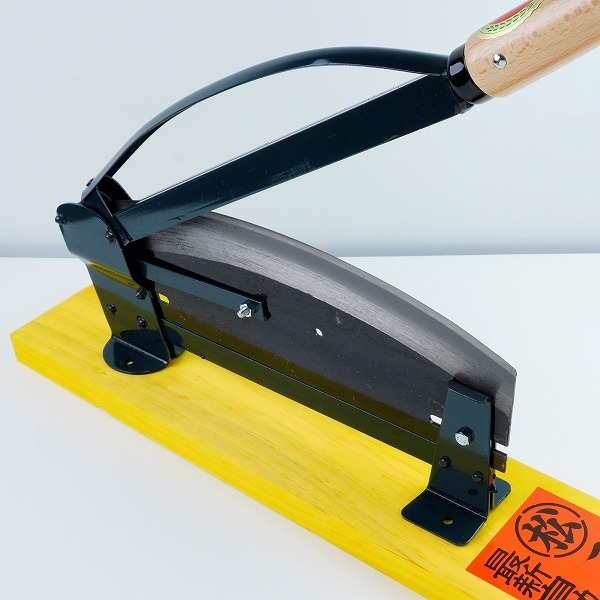 三共式 自動押切り  特殊刃物鋼 日本製 松尾刃物 押切器 わら切り