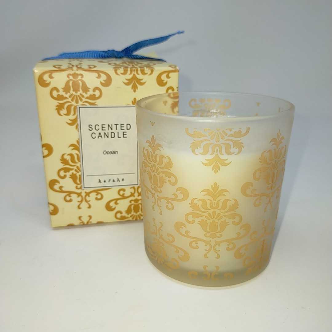 * не использовался *karako SCENTED CANDLE ароматическая свеча sentedo свеча стакан свеча Ocean. аромат интерьер S