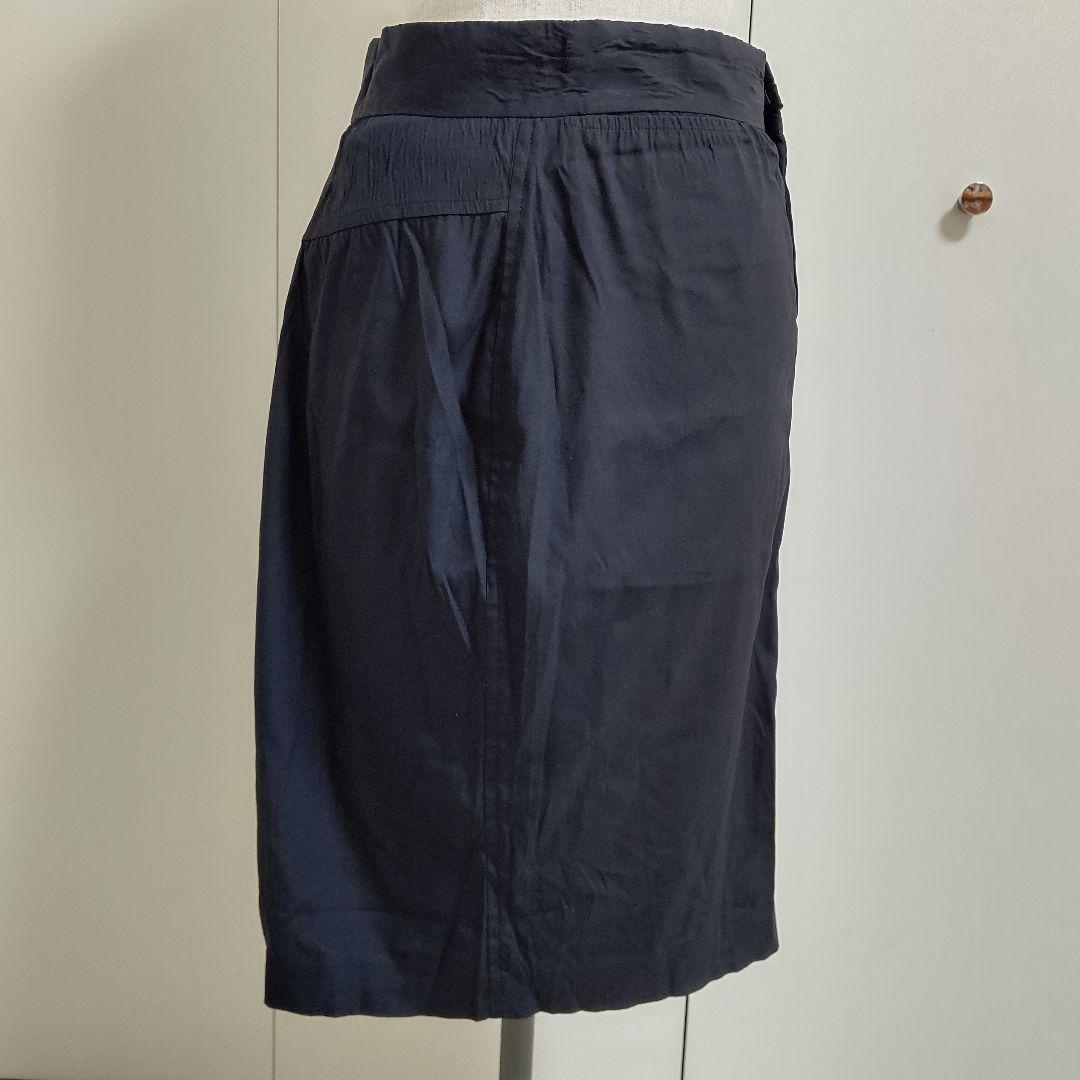 良品】グッチ(Gucci)シンプルシルクスカート|PayPayフリマ