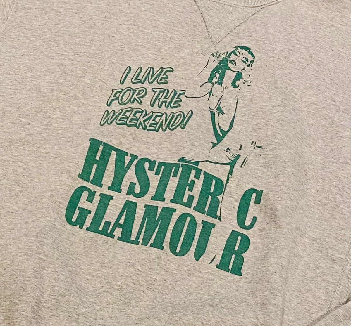 美品】HYSTERIC GLAMOUR スウェット L 日本製 大きいサイズ-