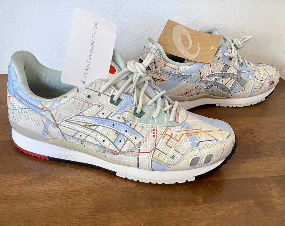 【未使用】ASICS GEL LYTE 3 OG 27.0 タグ 箱付き 廃盤　アシックス ゲルライト 3 SUBWAY サブウェイ 新品 美品 限定 完売_画像3