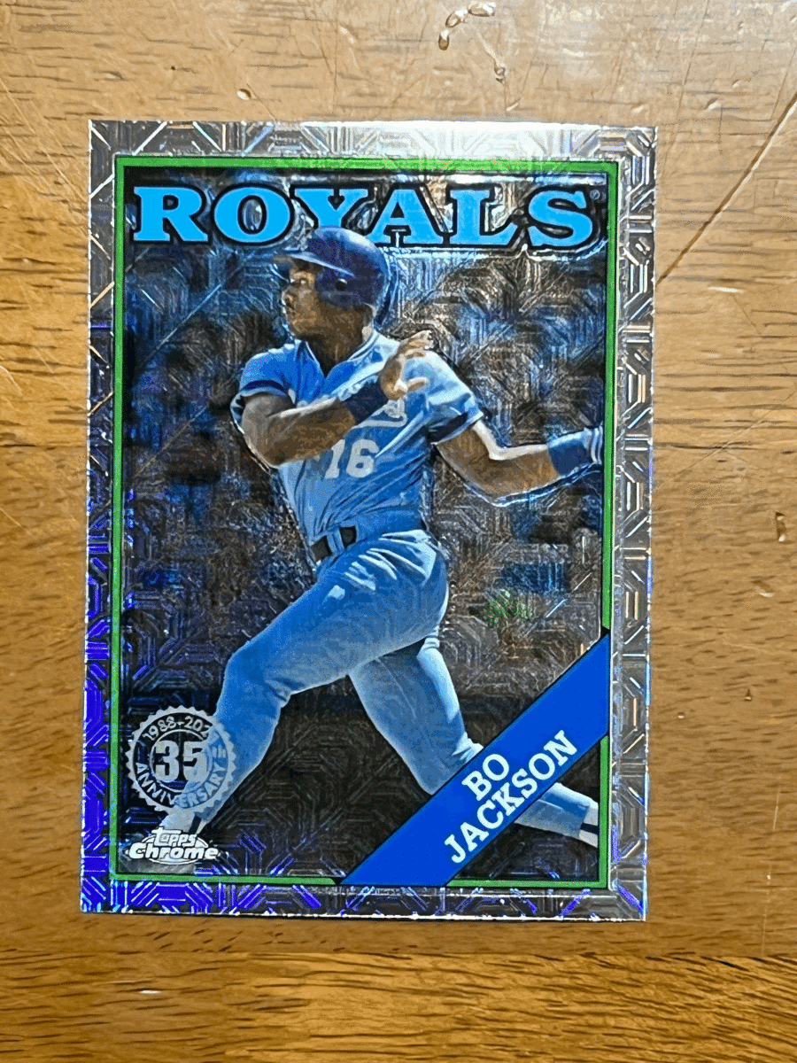 2023 Topps Series 1 ボー・ジャクソン Bo Jackson クローム シルバー パック Mojo リフレクタ #T88C-95_画像1