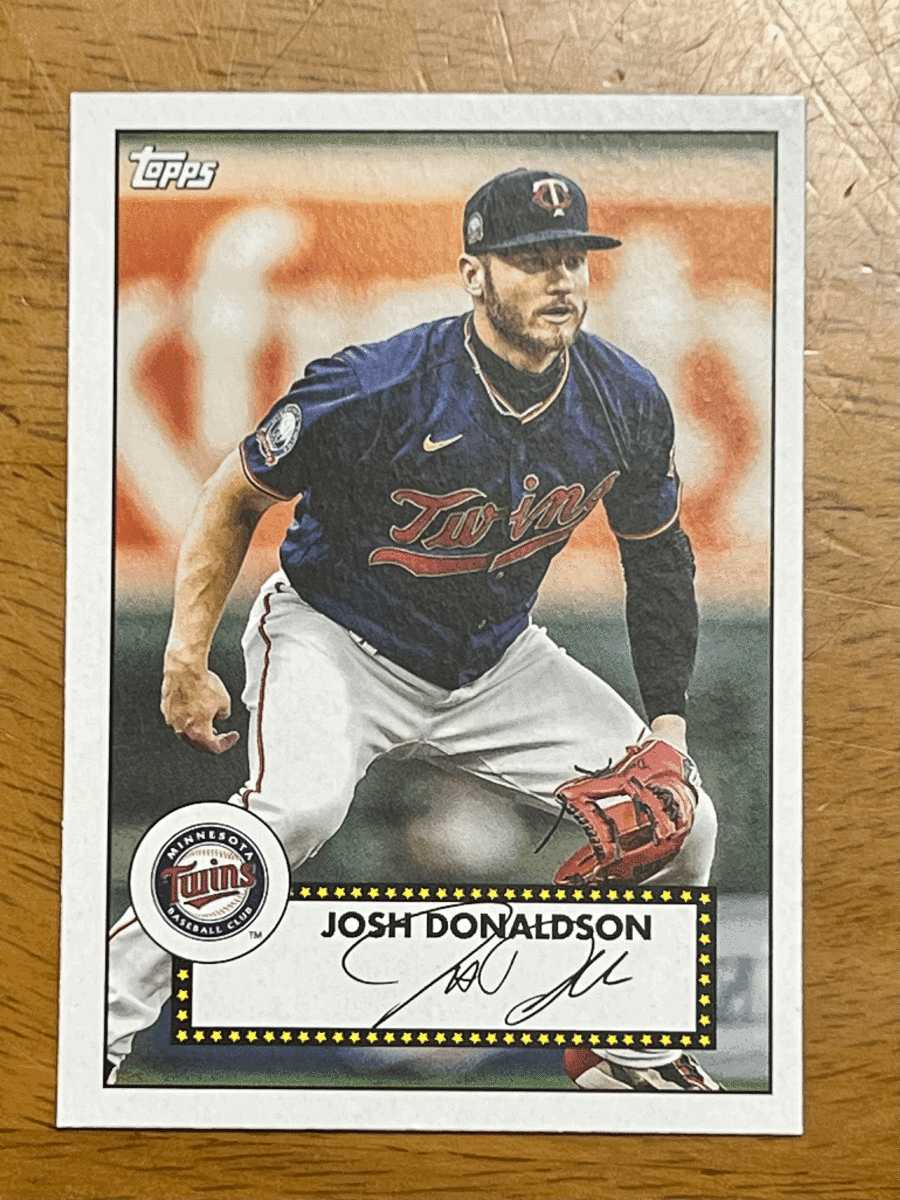 2021 Topps Series 1 ジョシュ・ドナルドソン Josh Donaldson 1952 Redux T52-5_画像1