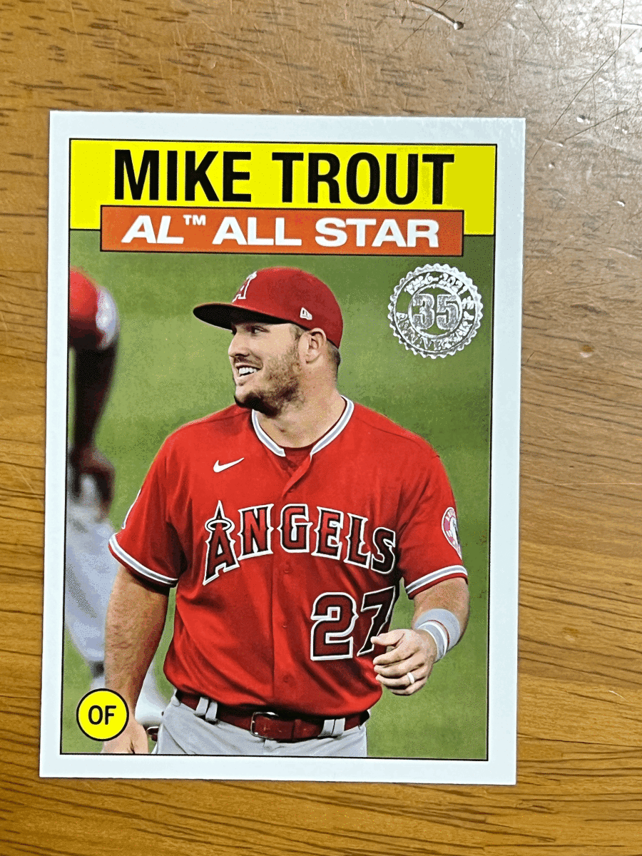 2021 Topps Series 2 マイク・トラウト Mike Trout 1986 All-Star Redux #86AS-23_画像1