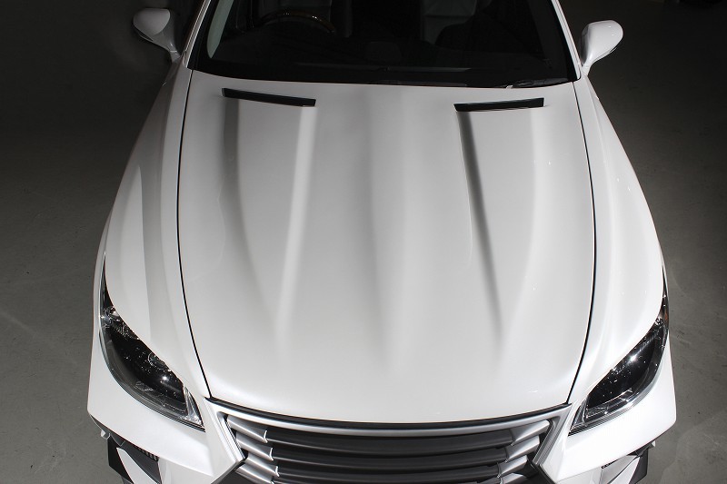 ★レクサス LS 40系 後期★ ボンネットフード LEXUS LS460 LS600h ★ブラックパールコンプリート★未塗装品★_画像3