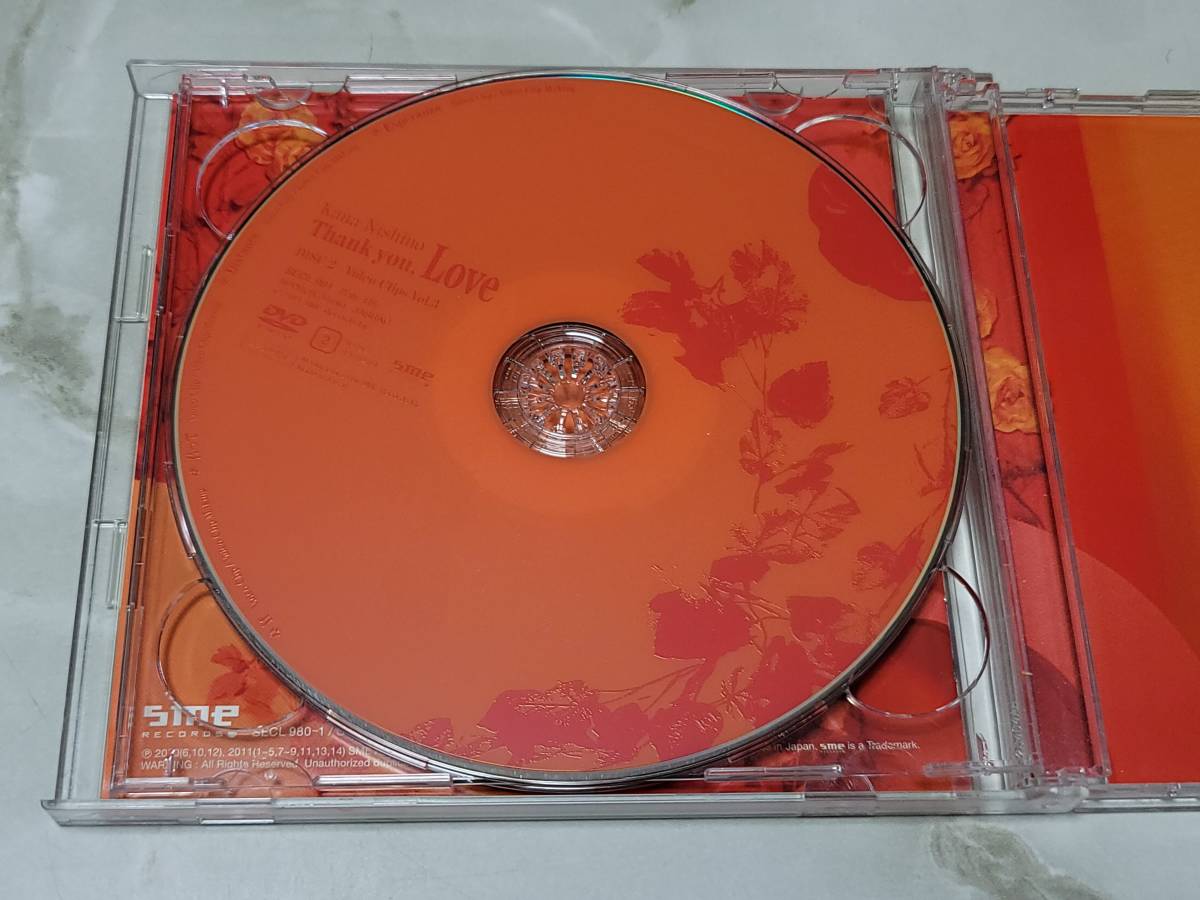 西野カナ Thank you, Love (初回生産限定盤 DVD付) SECL 980-1 CD＋DVD_画像5