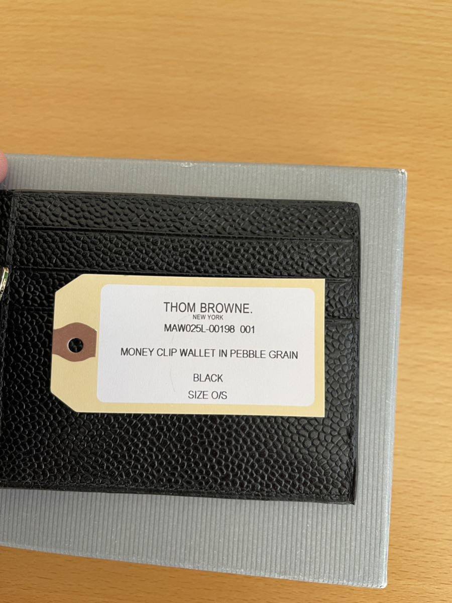 新品THOM BROWNE トムブラウン　マネークリップ付き　カードケース　カーディガン　スーツ　スウェット_画像3