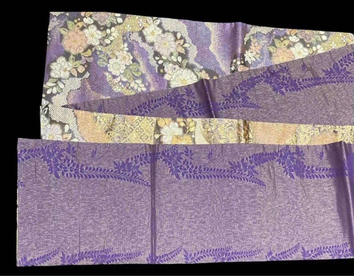箔綴辻が花本金箔ニ図全通 袋帯 正絹 やまと 未使用 イ1303|PayPayフリマ