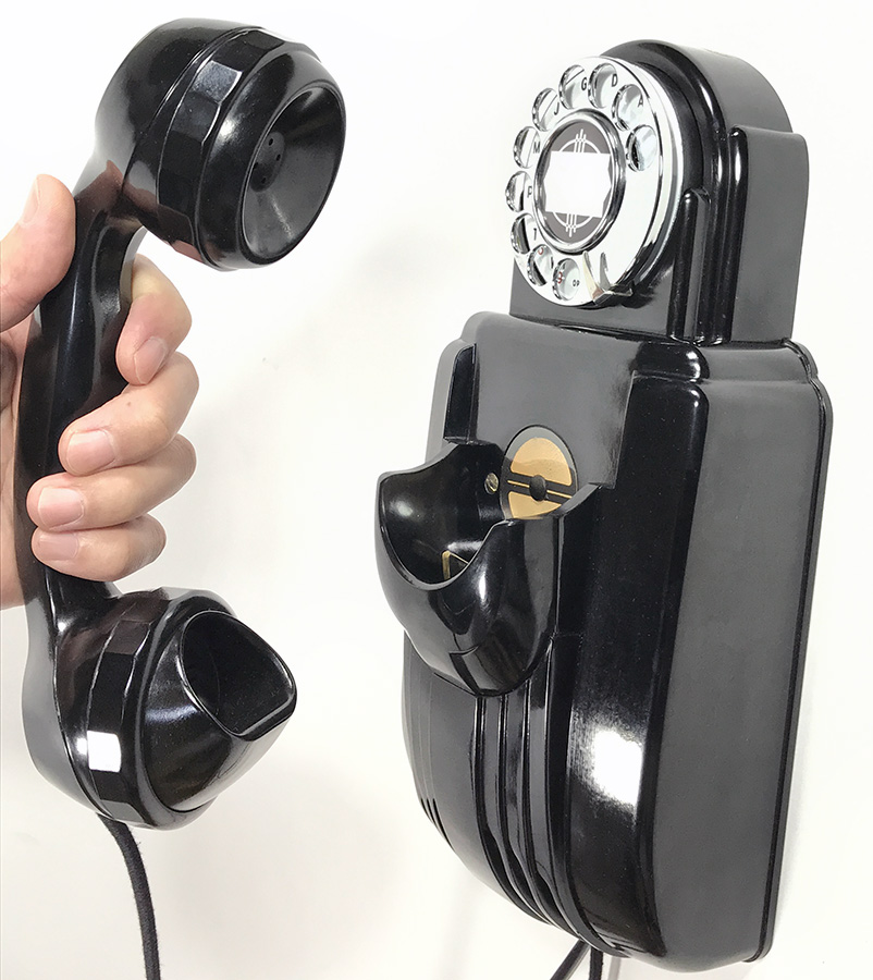 ひかり電話対応。-実働品- 1930's USA アンティーク 電話 デスク ランプ 照明 ハンガー 店舗什器 ビンテージ o.c.white Gras 工業系 リノベ_画像2