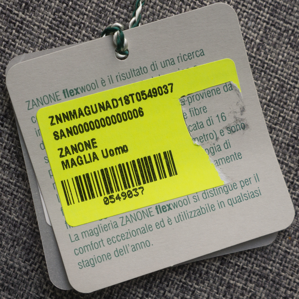  новый товар * ZANONE flex WOOL высокий мера ta-toru шея вязаный 46 бесплатная доставка мужской Италия производства The no-ne Flex шерсть свитер 