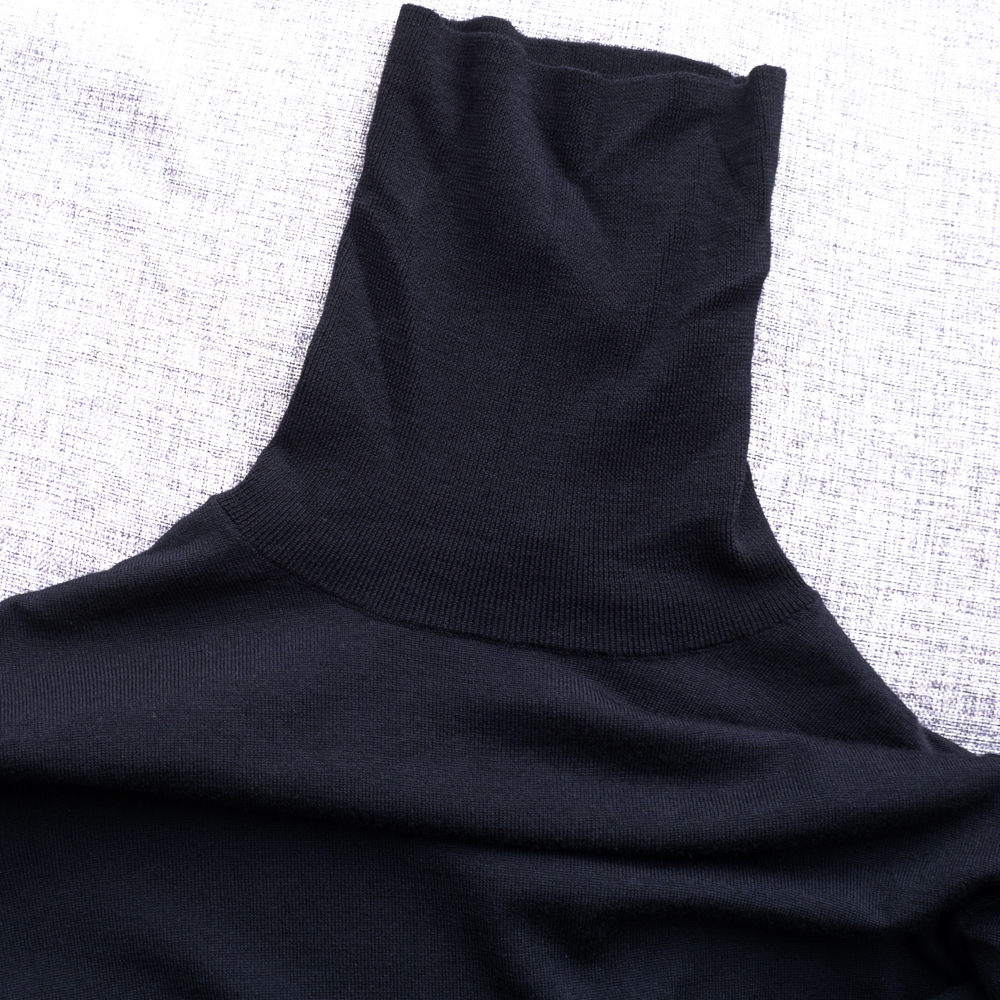  новый товар * ZANONE flex WOOL высокий мера ta-toru шея вязаный 46 бесплатная доставка мужской Италия производства The no-ne Flex шерсть свитер 
