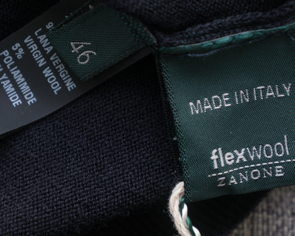  новый товар * ZANONE flex WOOL высокий мера ta-toru шея вязаный 46 бесплатная доставка мужской Италия производства The no-ne Flex шерсть свитер 