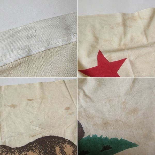 USA製 CALIFORNIA REPUBLIC カリフォルニア州旗 アメリカ 128cm×175cm
