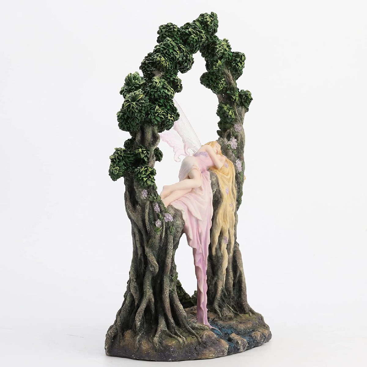 セリーナ・フェネク作 子守唄 眠れる森の妖精彫像 装飾アート彫刻 リビング プレゼント 贈り物(輸入品_画像3