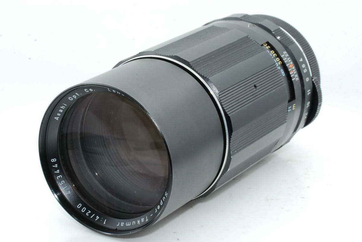 ☆完全整備品☆ PENTAX ペンタックス Super-Takumar 200mm f/4 望遠レンズ ★美品★ フィルムカメラ 一眼レフ マニュアルフォーカス　_画像1