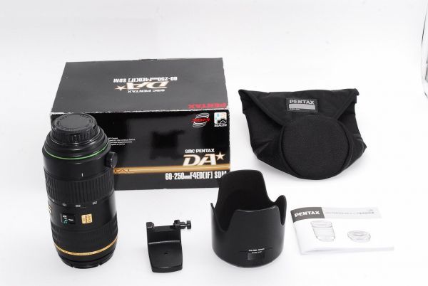 【極上品】Pentax SMC DA 60-250mm f/4 ED IF SDM #319_画像1