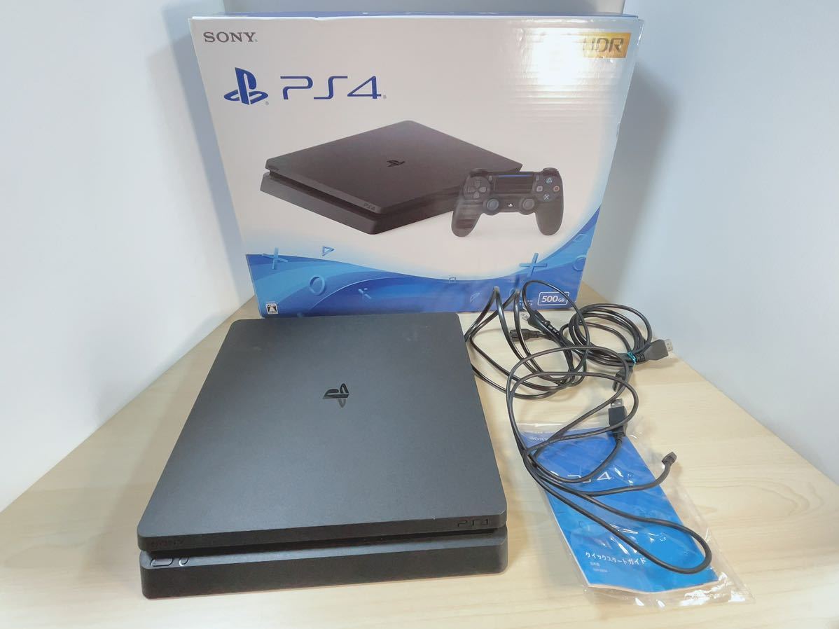 PS4 本体 セット 500GB ブラック SONY PlayStation4 CUH-2200A 通電