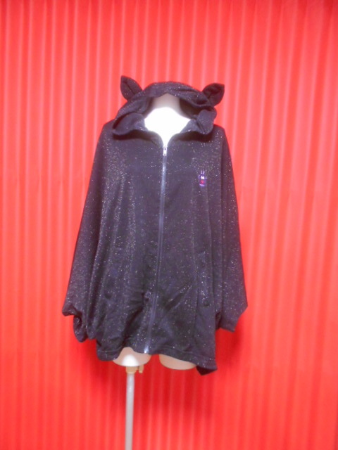 356 scalar Paris tiScoLar! with a hood . jacket poncho manner jacket easy lady's! beautiful goods 