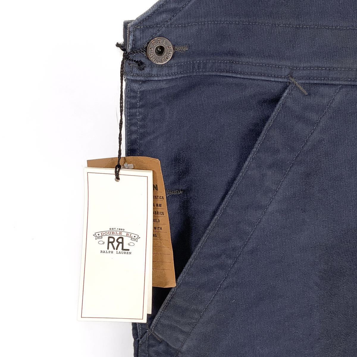 新品】RRL ダブルアールエル デニム オーバオール 【☆安心の定価販売