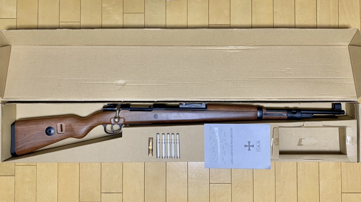 モーゼル Kar98k 金属製 18才 エアガン エアーコッキング ライブ モーゼル Kar98k 金属製 18才 エアガン エアーコッキング ライブ