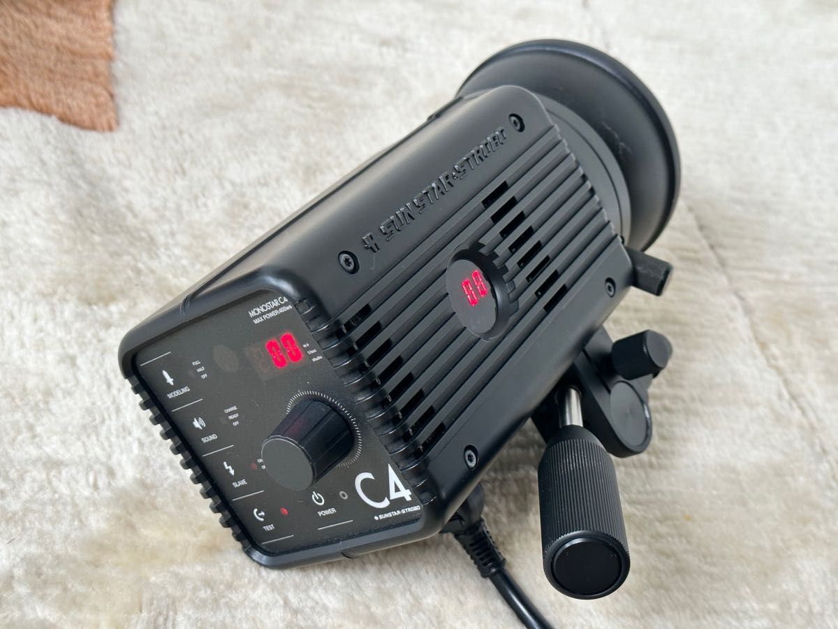 美品】【元箱・取説付き】サンスターストロボ MONOSTAR C4 2灯 美品】【元箱・取説付き】サンスターストロボ MONOSTAR C4 2灯