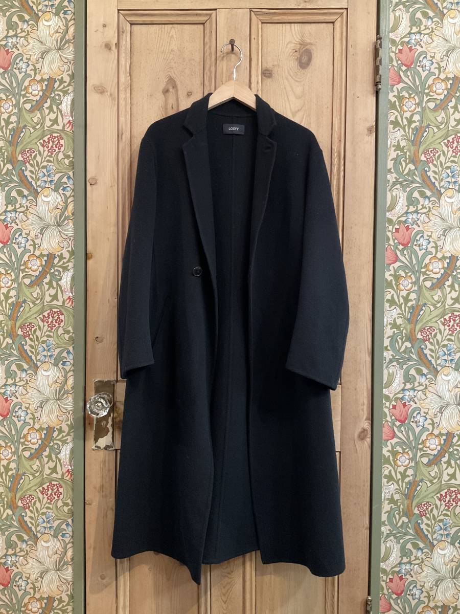最高の ◎定価99000円 LOEFF UNITED ウールカシミヤ リバーチェスター