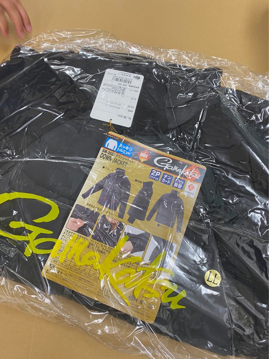 がまかつORANGE Label ダウンジャケット サイズL