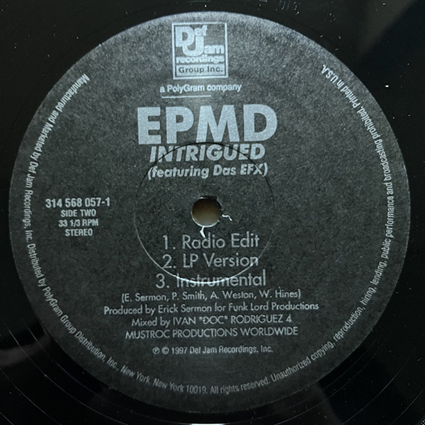 EPMD / Richter Scale [Def Jam Recordings 314 568 057-1] Das EFX_画像4