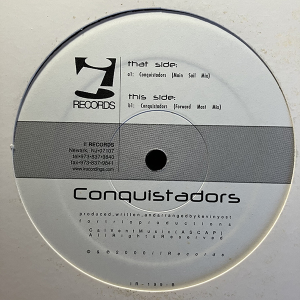 Kevin Yost / Conquistadors [i! Records IR-199] の画像1