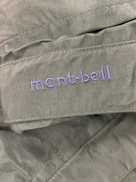 mont-bell モンベル Thinsulate3M 中綿入り ナイロンパンツ メンズ S ボトムス PTFFラミネート加工 ブラック系 アウトドア スポーツ No.312_画像3