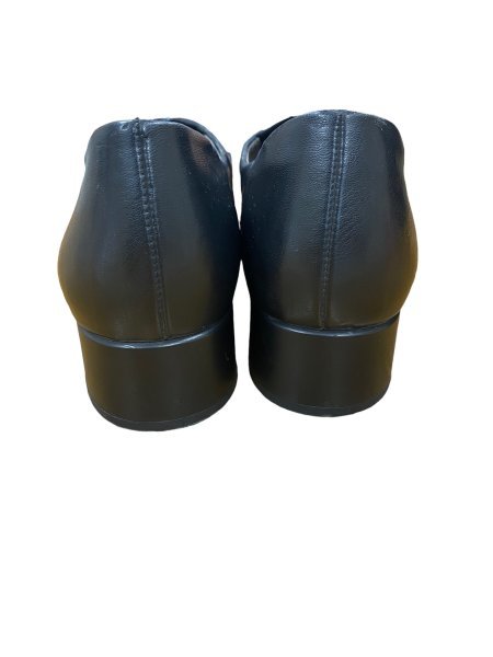 Gabor ガボール スクエアトゥ パンプス レディース サイズ4 1/2(24cm相当) チャンキーヒールブラック系 靴 シューズ No.643_画像4