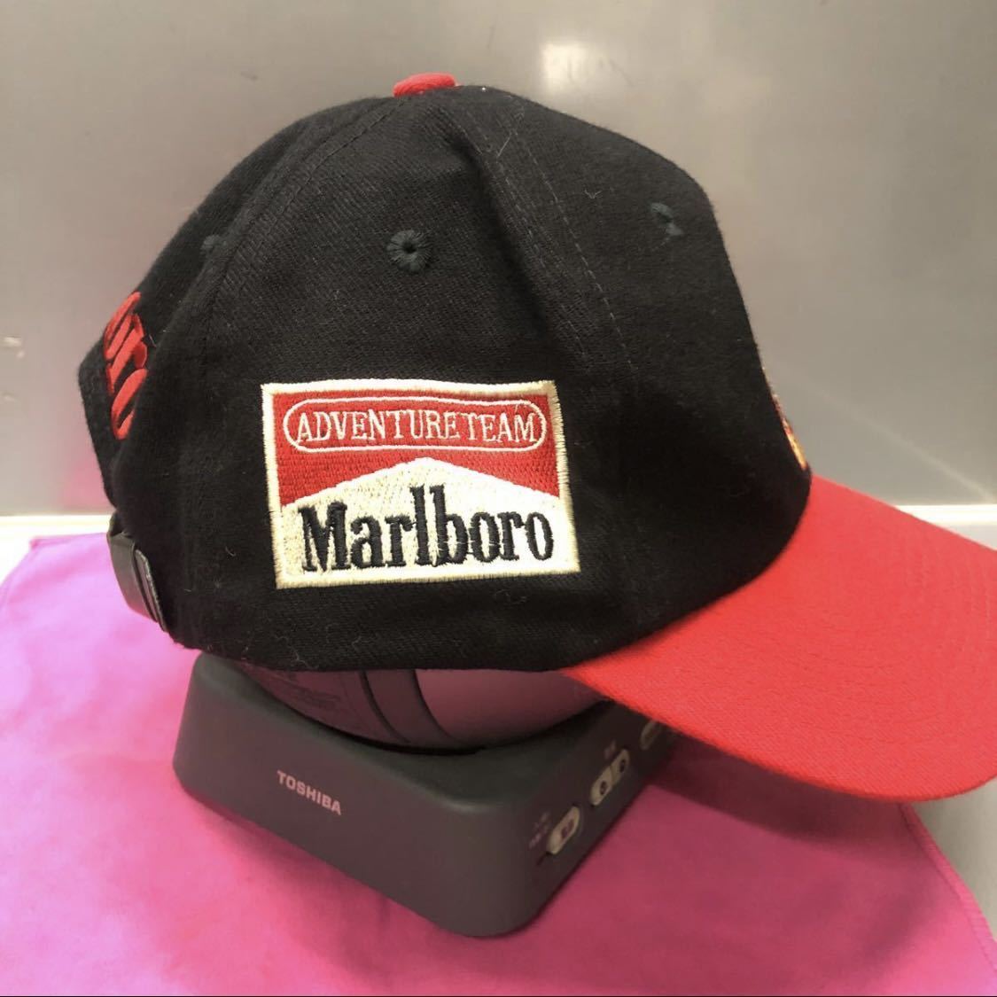 当時物 Marlboro マルボロ cap キャップ ビンテージ 90s タバコ 企業 たばこ 刺繍 ヴィンテージ vintage 90s y2k セントマイケル 野村訓市_画像2