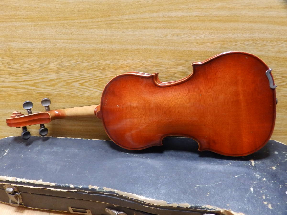 SUZUKI VIOLIN 1964年製 スズキ バイオリン No.13 壊れハードケース付・長さ(約)48cm/送料無料!!!