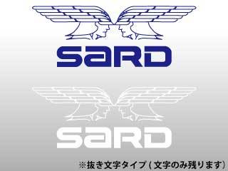 SARD サード ステッカー WING(L) ブルー_画像1