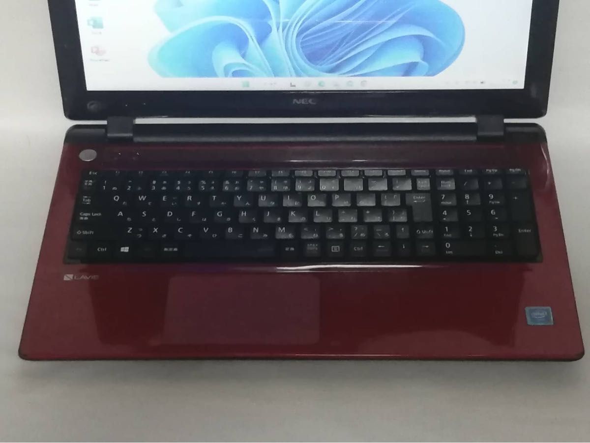 コーフル NEC Lavie NS150C 赤美品薄 SSD WIN11 Office - ノートPC